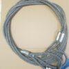 Cables Heavy Duty Bundle Cables., 18 Ft. in length. Eyes on each end. 1 Pair. Weight capacity: 6,000 lbs. each one.
