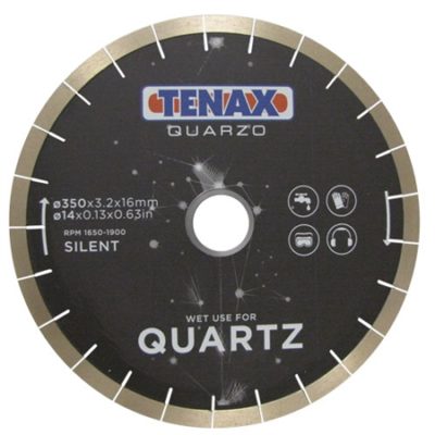 QUARTZ, "TENAX", SILENT CORE, 14", 16", 18" - 16MM SEGMENTS