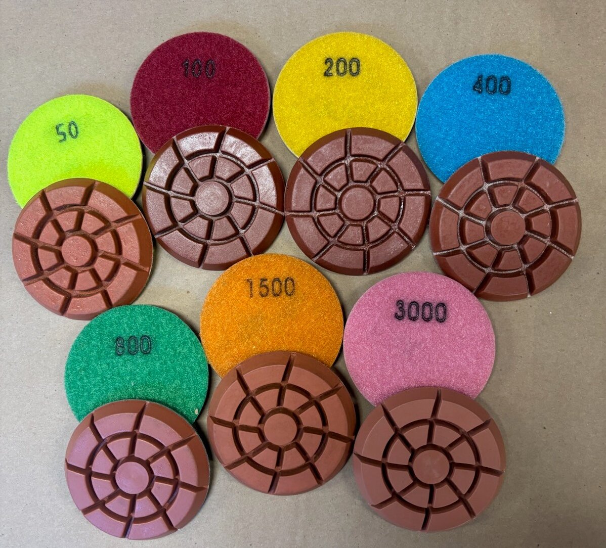 Italian Craftsman Premium Hi Luster Floor Discs 3"