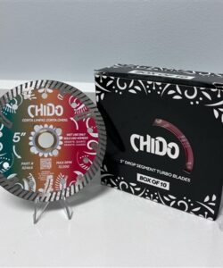 Alternative view of Tenax 5" Chido Drop Segment Turbo Blade